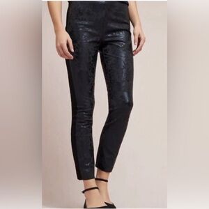 Anthropologie Black Skinny Pants